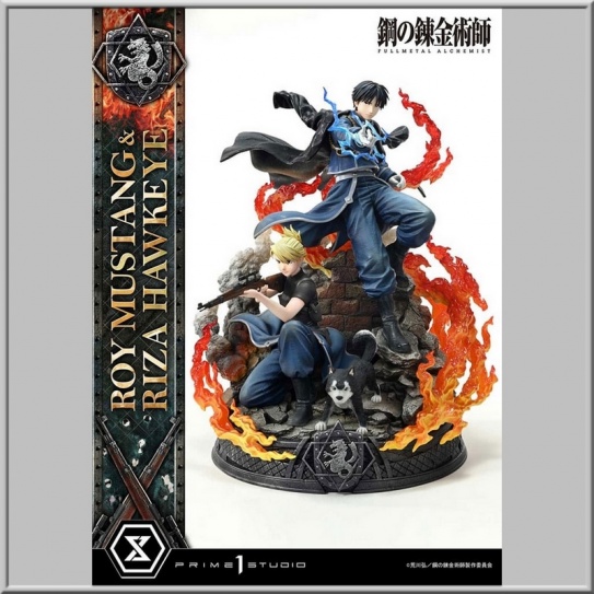 Prime 1 Studio Roy Mustang & Riza Hawkeye Regular Version - Fullmetal Alchemist