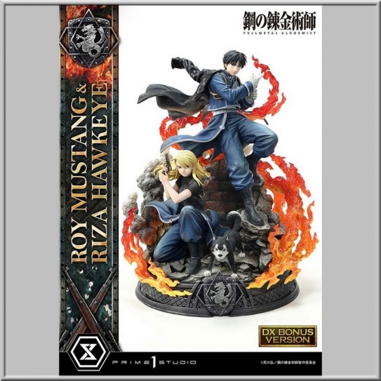 Prime 1 Studio Roy Mustang & Riza Hawkeye Deluxe Bonus Version - Fullmetal Alchemist