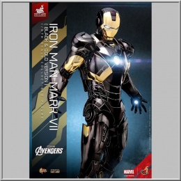 Hot Toys Iron Man Mark VII (Black & Gold Version) - Les Avengers