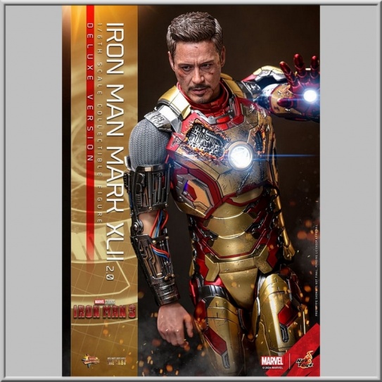 Hot Toys Iron Man Mark XLII (2.0) Deluxe - Iron Man 3