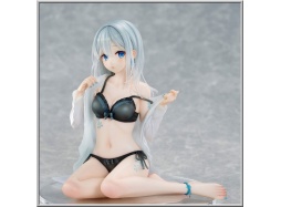 Silver-Haired Girl Sky Blue Morning Special Outfit Ver. by Fuumi Illustration - Original Character (Union Creative)