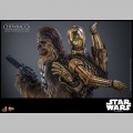 Hot Toys Chewbacca with Disassembled C-3PO - Star Wars Episode V