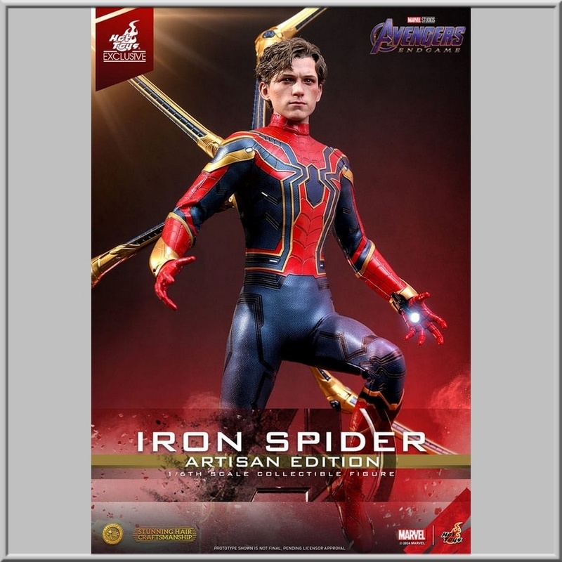 Figurine Hot Toys Iron Spider Artisan Edition Avengers Endgame Figurines Mania