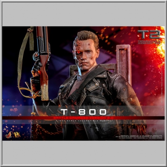 Hot Toys T-800 Battle Damaged Version 2.0 - Terminator 2