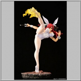 Erza Scarlet High Kick White Bunny Ver. - Fairy Tail (Orca Toys)