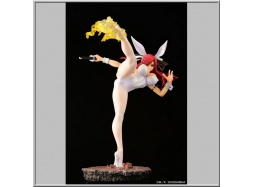 Erza Scarlet High Kick White Bunny Ver. - Fairy Tail (Orca Toys)