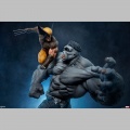 Sideshow Grey Hulk vs Wolverine - Marvel