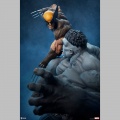 Sideshow Grey Hulk vs Wolverine - Marvel