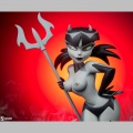 Sideshow Devil Girl (Black and White Variant) - Original Artist Series