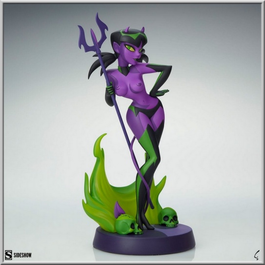 Sideshow Devil Girl (Purple and Green Variant) - Original Artist Series