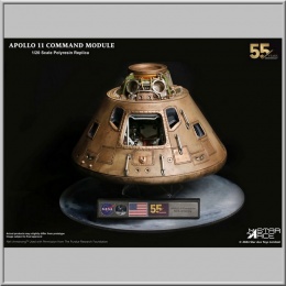 Replica 1/20 Command Module (DX) - Apollo 11