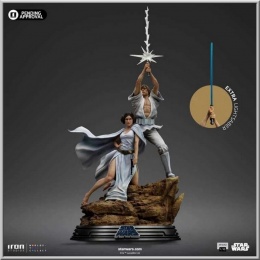 Iron Studios Luke and Leia - Star Wars