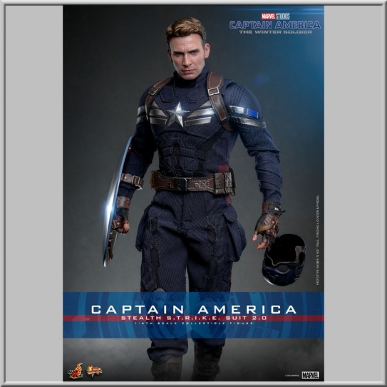 Hot Toys Captain America (Stealth S.T.R.I.K.E. Suit) 2.0 - Captain America : Le Soldat de l'hiver