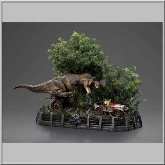 Iron Studios T-Rex Chase - Jurassic Park