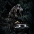 Iron Studios T-Rex Chase - Jurassic Park