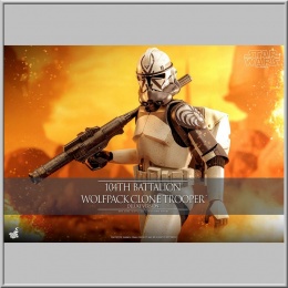 Hot Toys 104th Battalion Wolfpack Clone Trooper Deluxe Version - Star Wars The Clone Wars