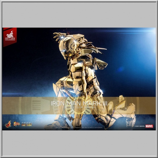 Hot Toys Iron Man Mark III (Gold Color Version) Exclusive - Iron Man