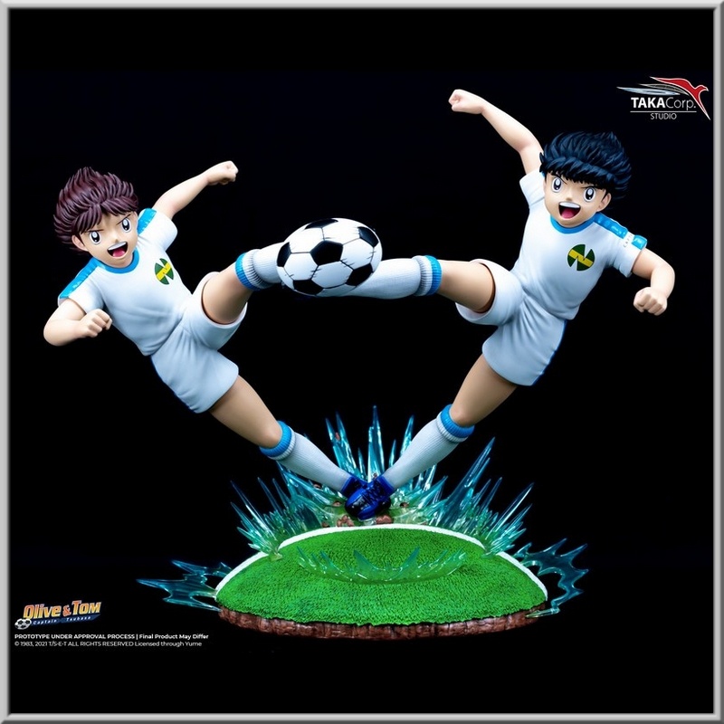 Figurine Taka Corp Studio Olivier Atton Ben Becker Golden Twin Shot Captain Tsubasa Figurines Mania