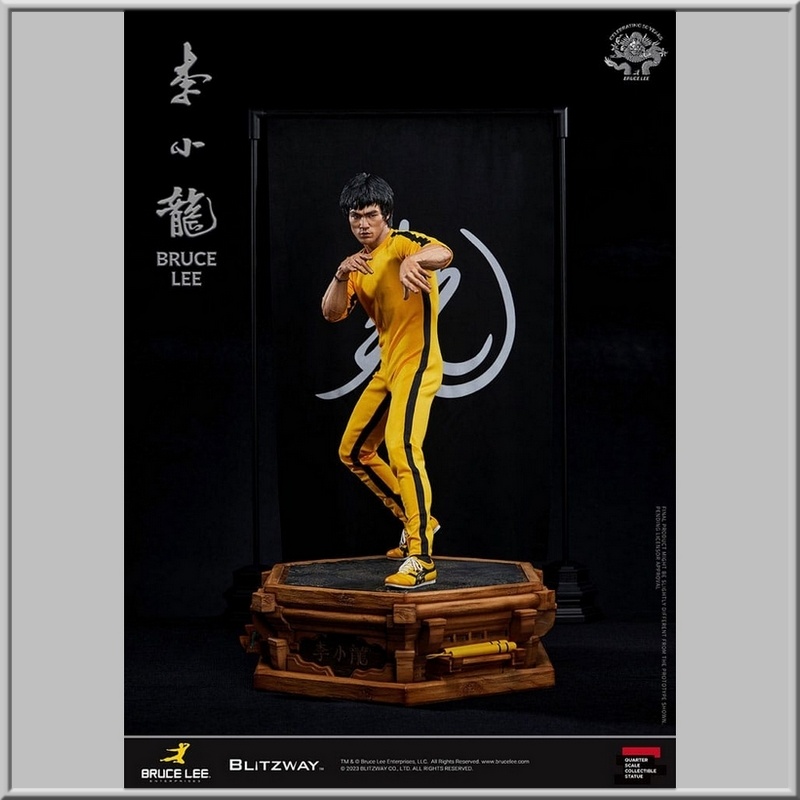 Figurine Blitzway Bruce Lee 1/4 50th Anniversary Tribute | Figurines Mania